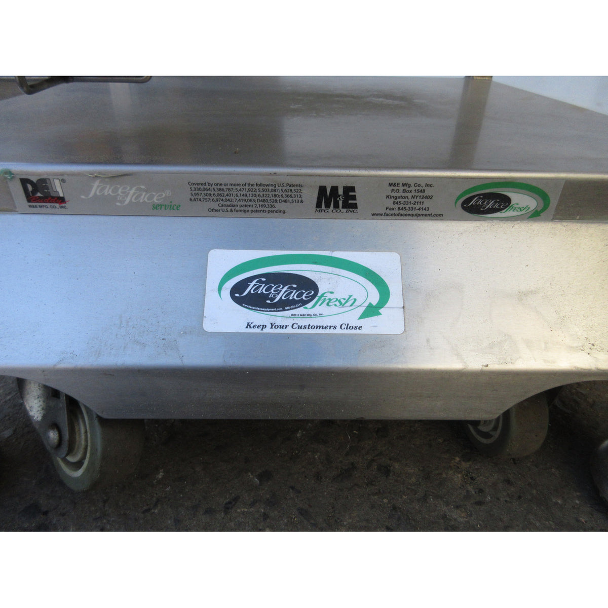 Bizerba GSP HD Automatic Meat Slicer On Transport Cart, Used Excellent Condition