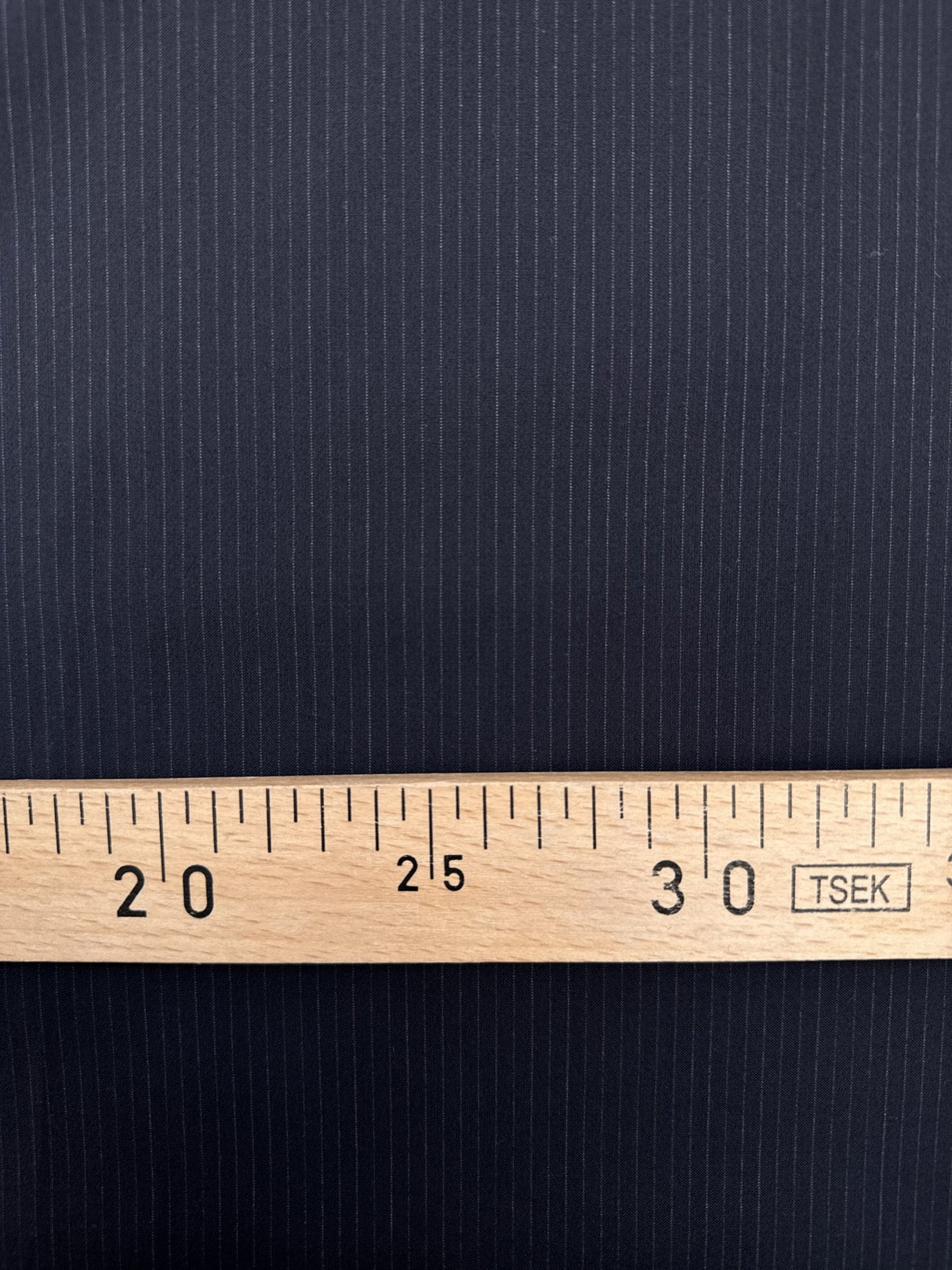 Wool Suit Fabric Blue Striped