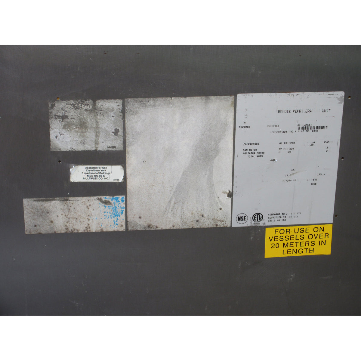 MultiPlex SC2000A Water Chiller, Used Excellent Condition