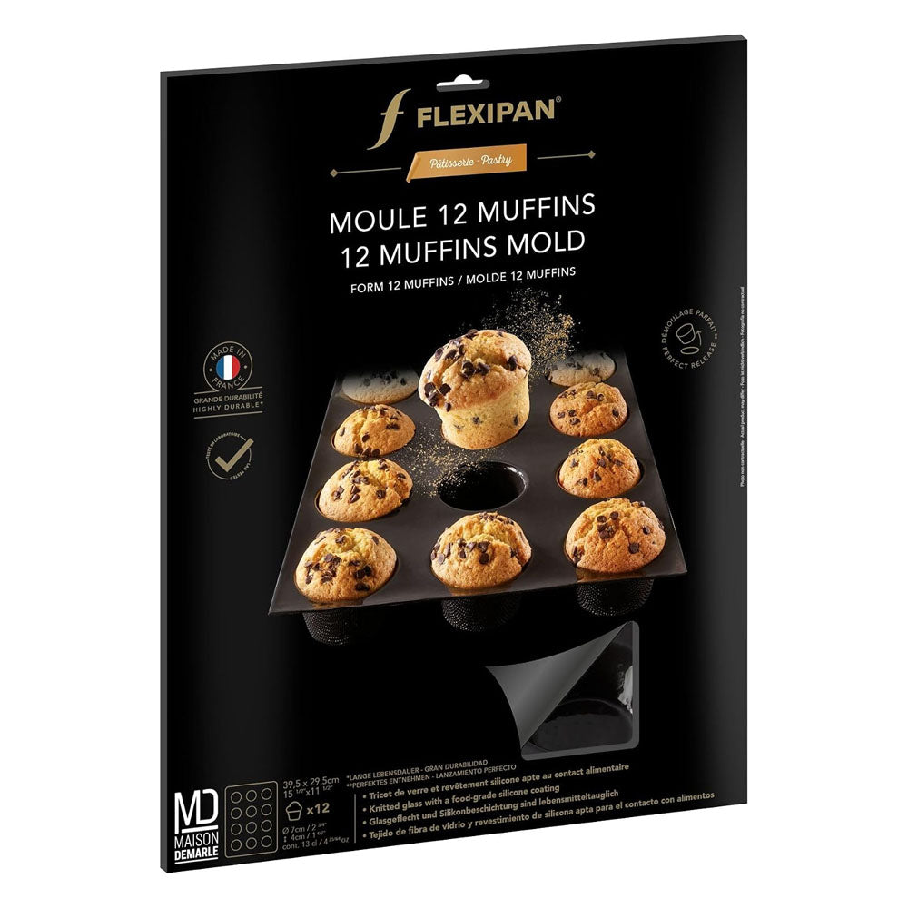 Flexipan Muffin Mold, 12 Cavities