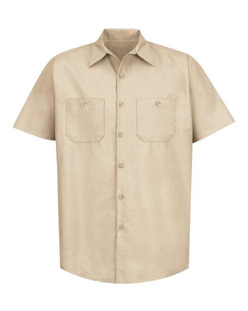 Red Kap Men's Tall Industrial Short Sleeve Work Shirt