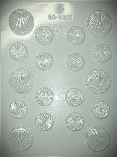 Round Mint Assortment Chocolate Mold