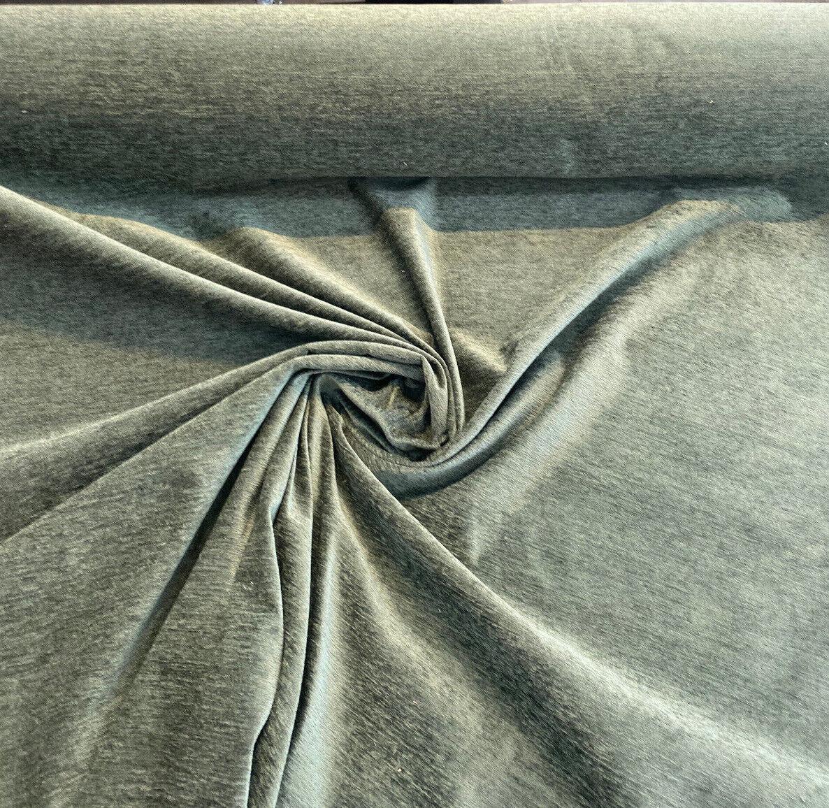 Barcelona Green Hunter Soft Chenille Upholstery Fabric - Hunter Green, Solid, 56" Width (1 Yard)