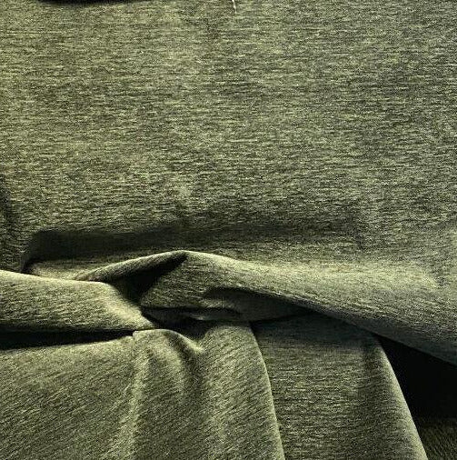 Barcelona Green Hunter Soft Chenille Upholstery Fabric - Hunter Green, Solid, 56" Width (1 Yard)