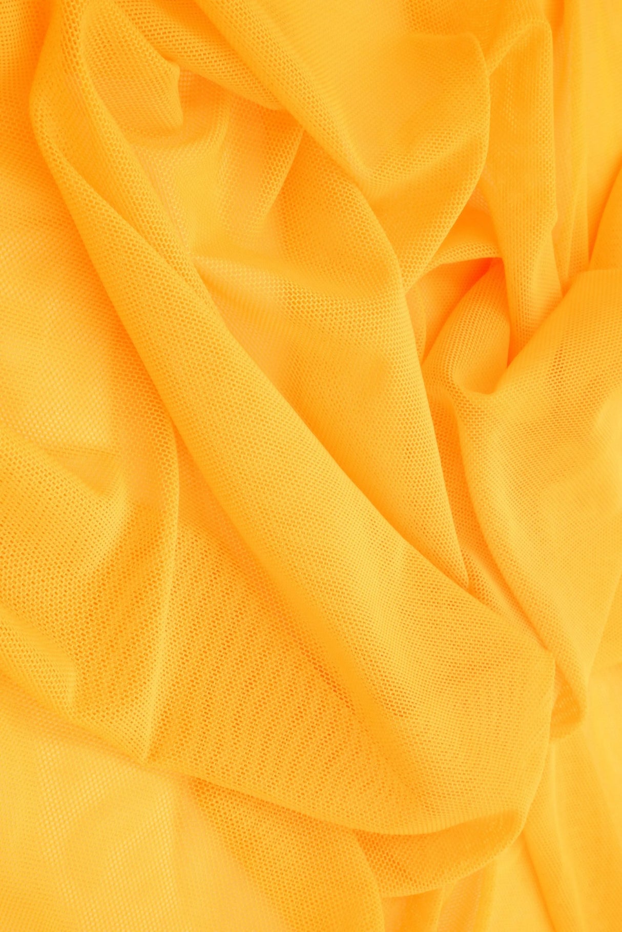 1 Yard Polyester Spandex Mesh Fabric Solid Color Soft Lightweight Stretch 58/60" Width