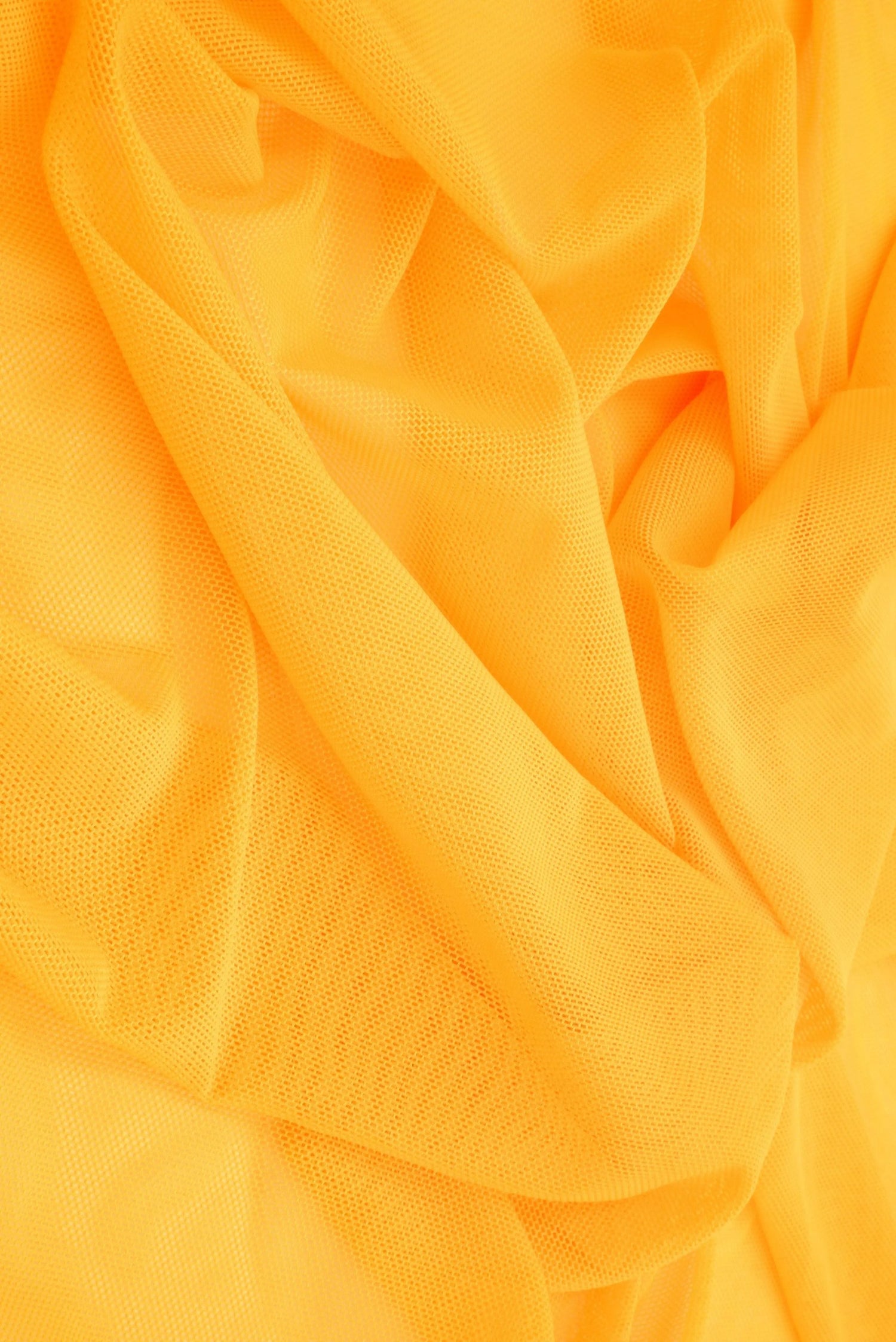 1 Yard Polyester Spandex Mesh Fabric Solid Color Soft Lightweight Stretch 58/60" Width