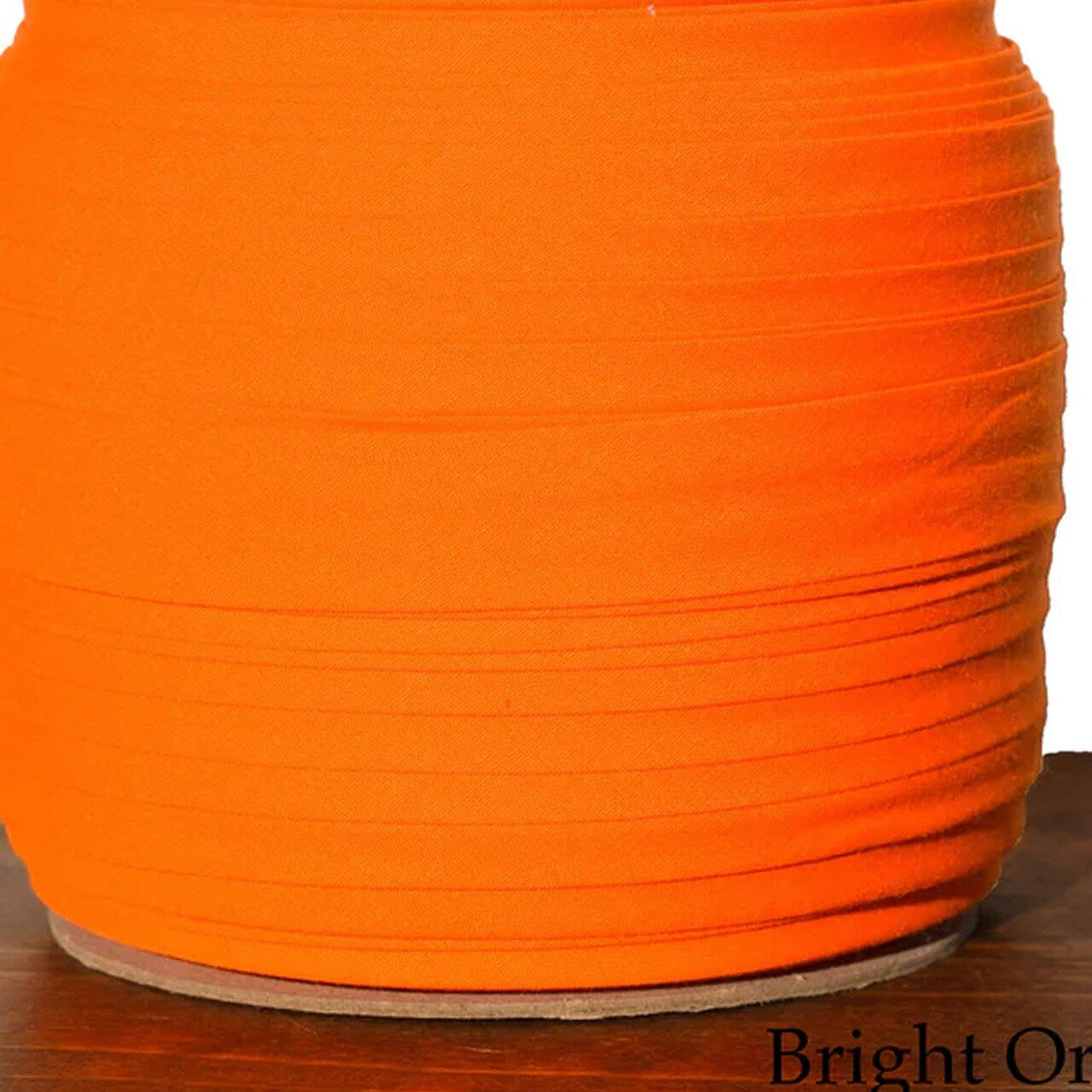 5 Yards Three 3/4" Bright Orange Bias Tape Polycotton for Quilting and Tailoring