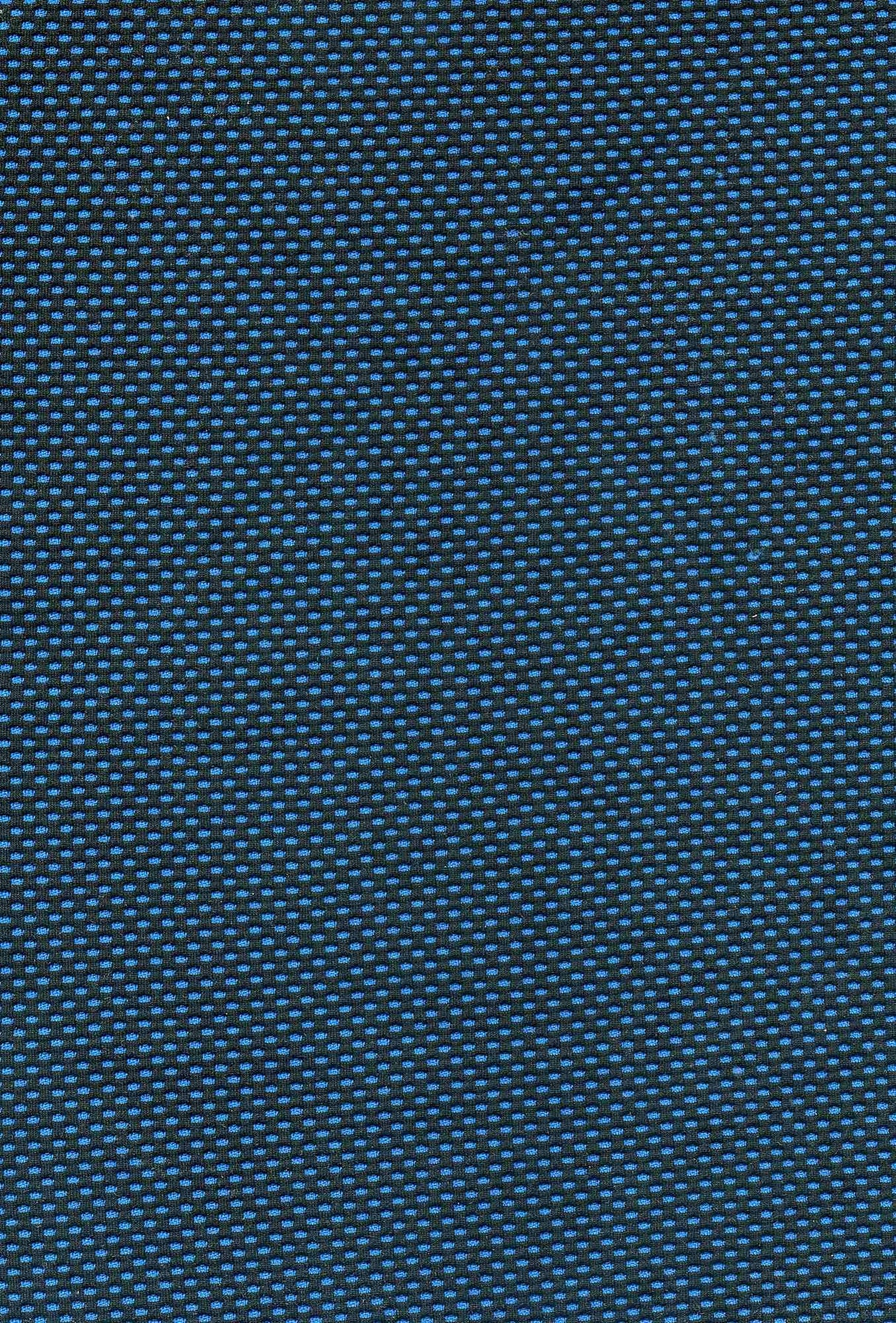 Jacquard Bonded Fabric 1 Yard Black Blue Soft Stretch Structured Knit 58/60" Wide