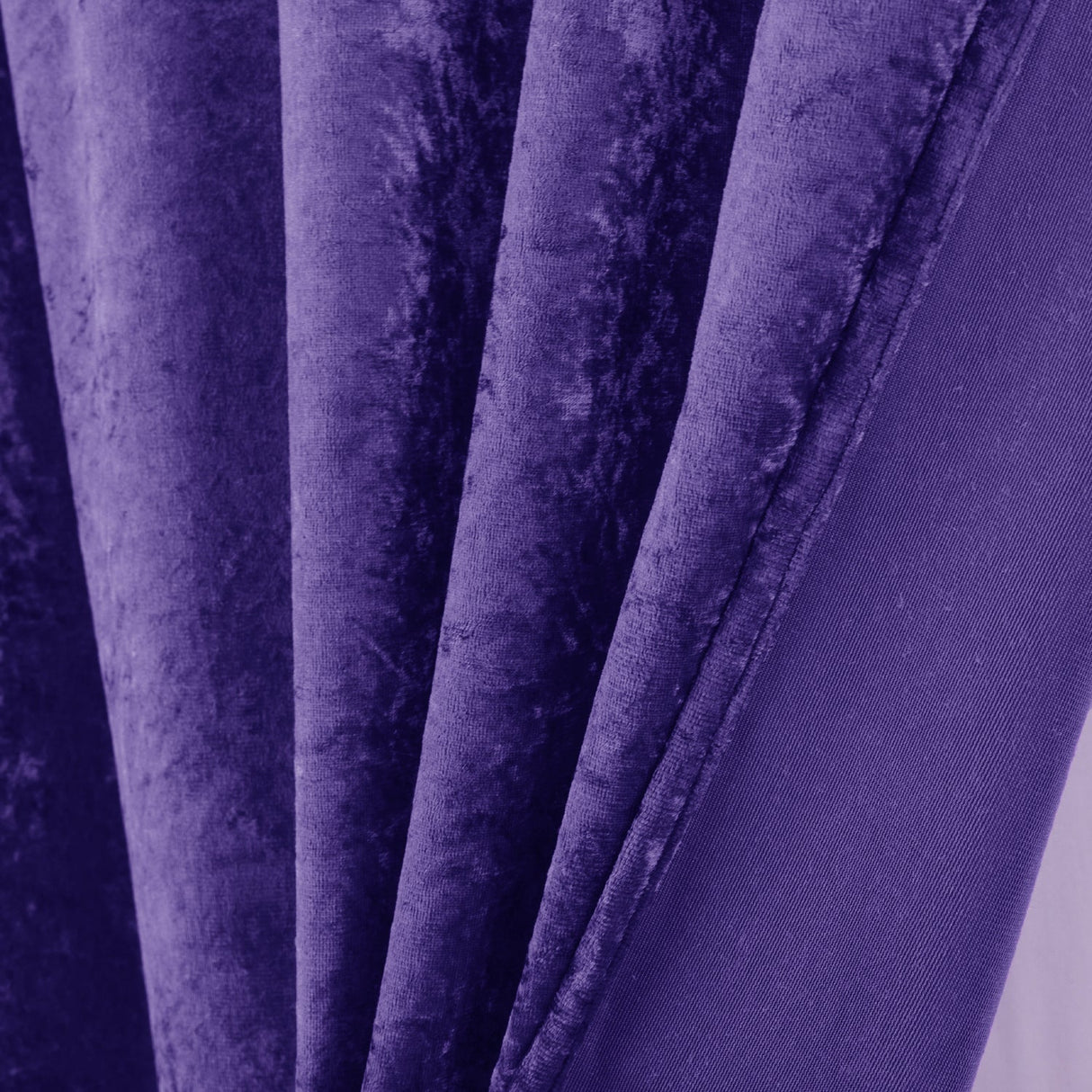 Velvet Backdrop Drape Panel 10 ft x 57 in Regency Purple
