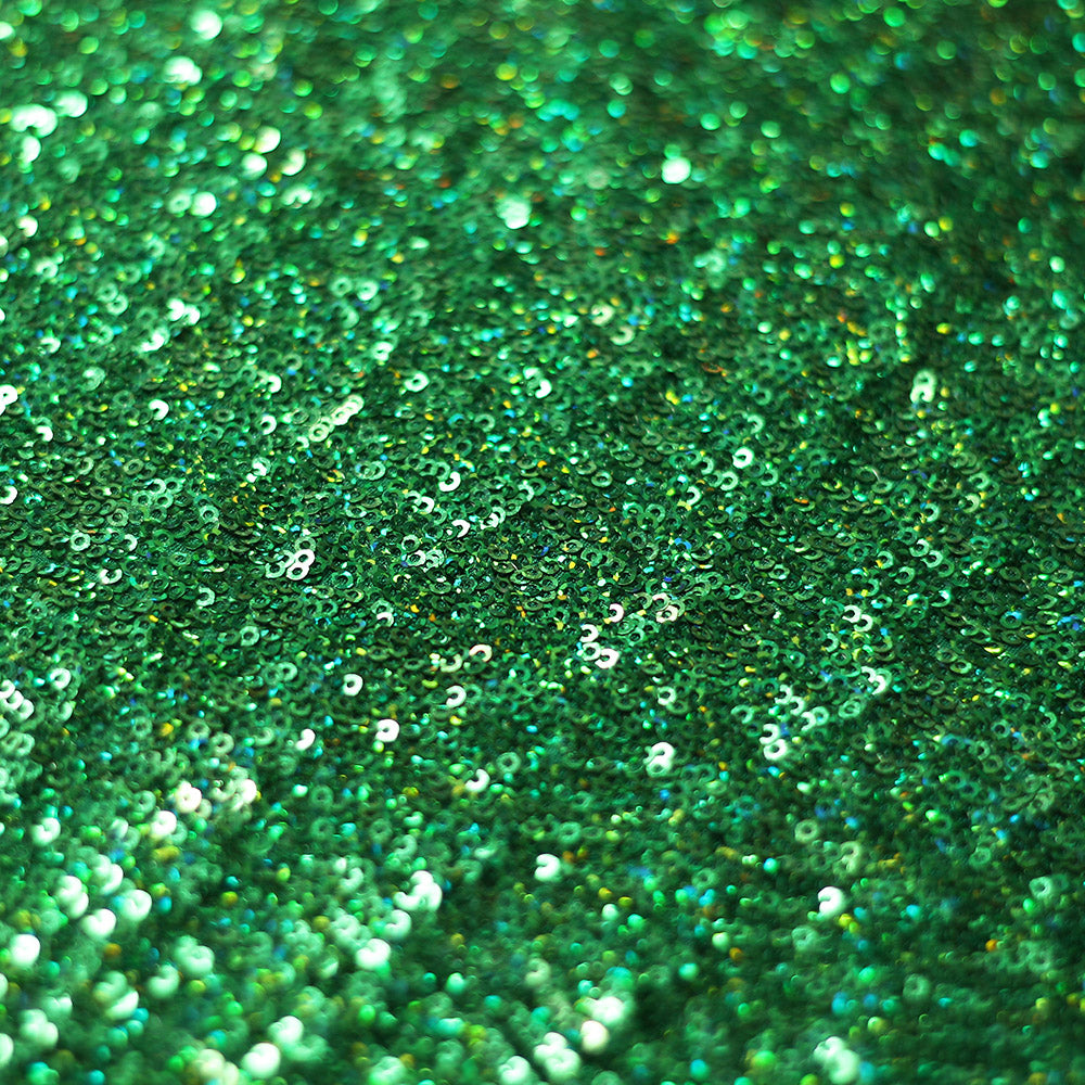 SC Glamour Shiny Sequins Nylon Spandex Fabric - Multiple Colors, Round Sequins, 54/56" Width (1 Yard)