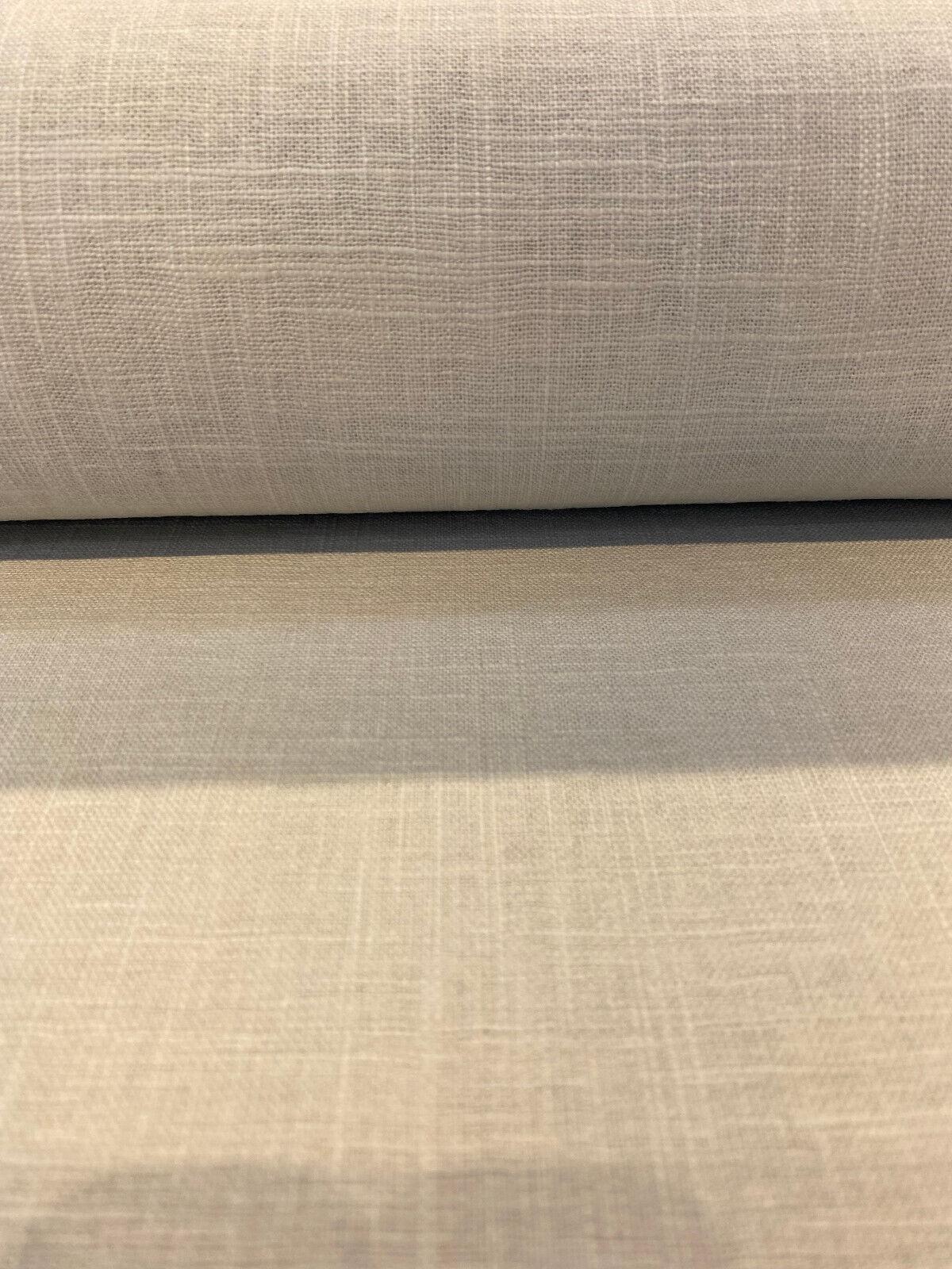 Shoreline Steam Light Gray Linen Fabric - Sand Washed, 55" Width (1 Yard)