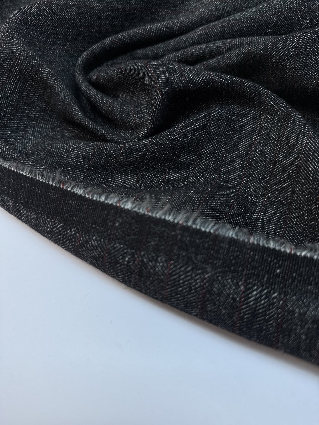 Wool Tweed Suit Fabric Melange White Gray Black