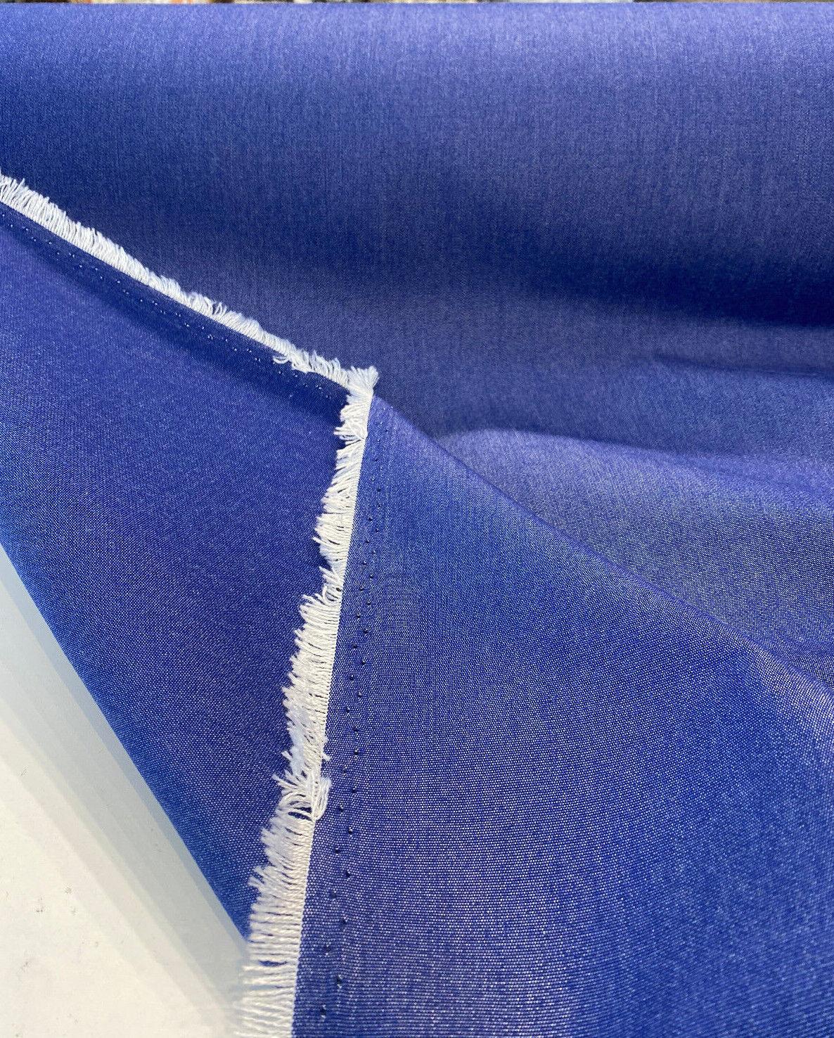 Sunbrella Sunbrella Acrylic Fabric - Dark Blue Denim, Woven, 54" Width (1 Yard)