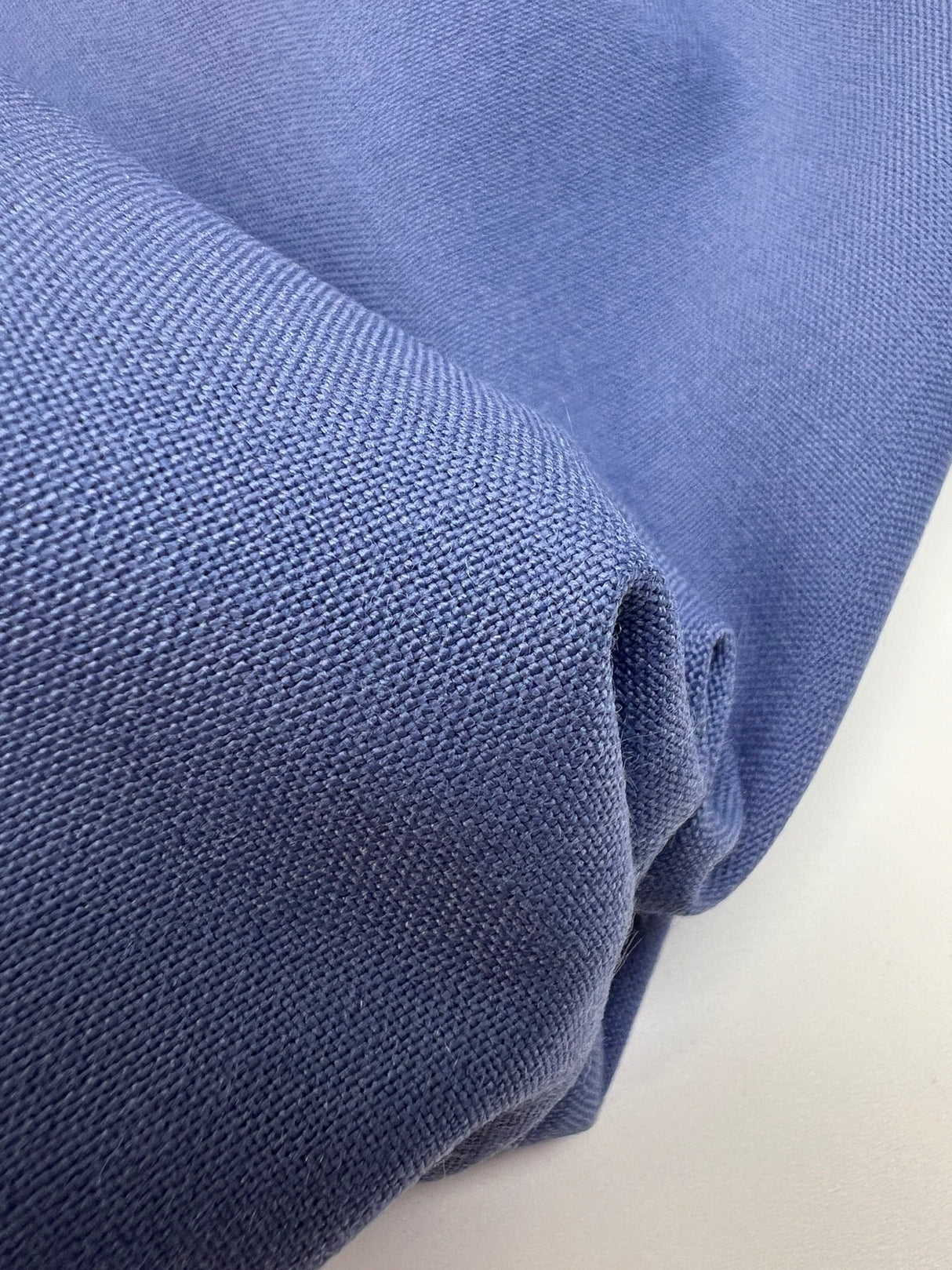 Blue Wool Suit Fabric