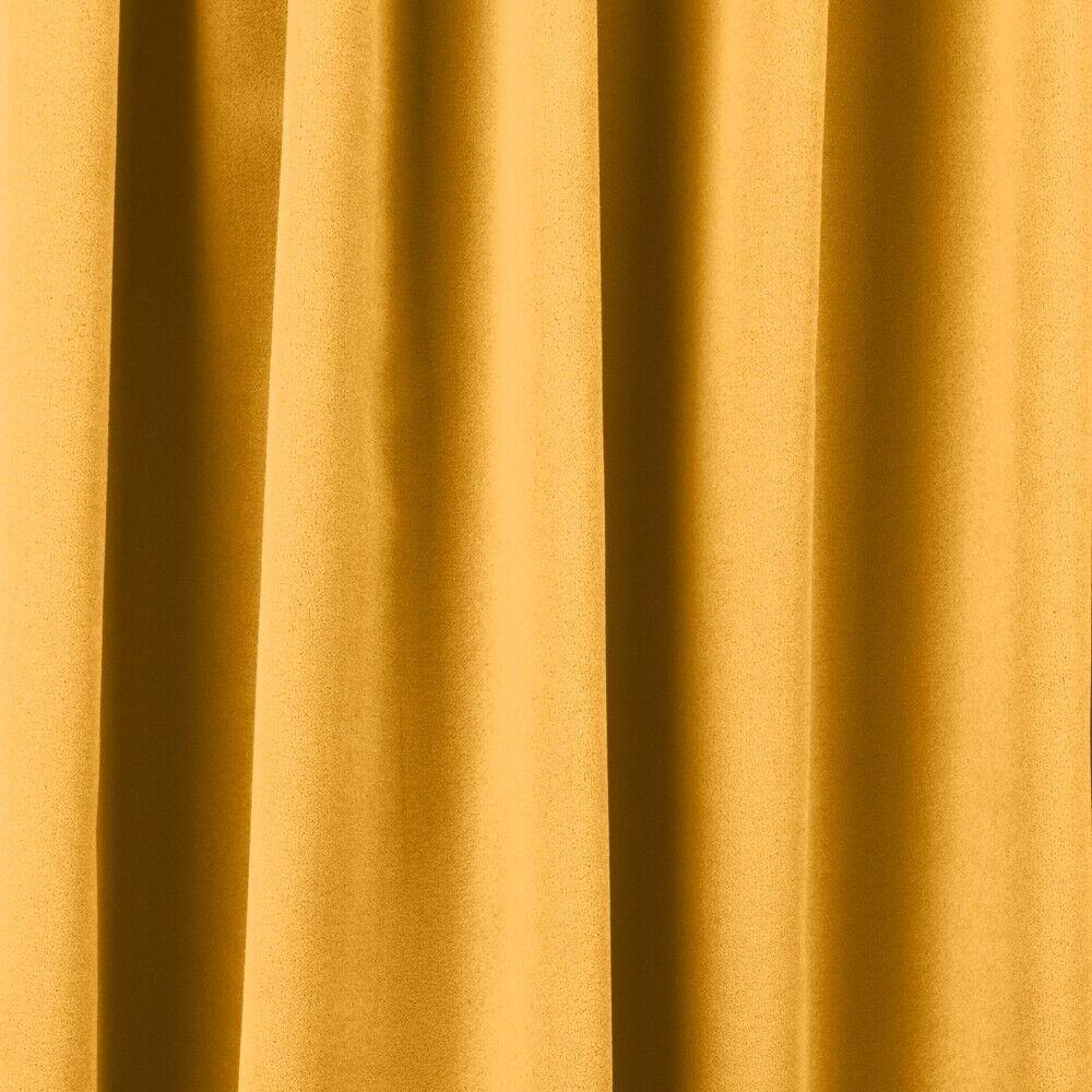 13 Oz Apollo Gold Velour Velvet FR Fabric - Gold, 54" Width (1 Yard)
