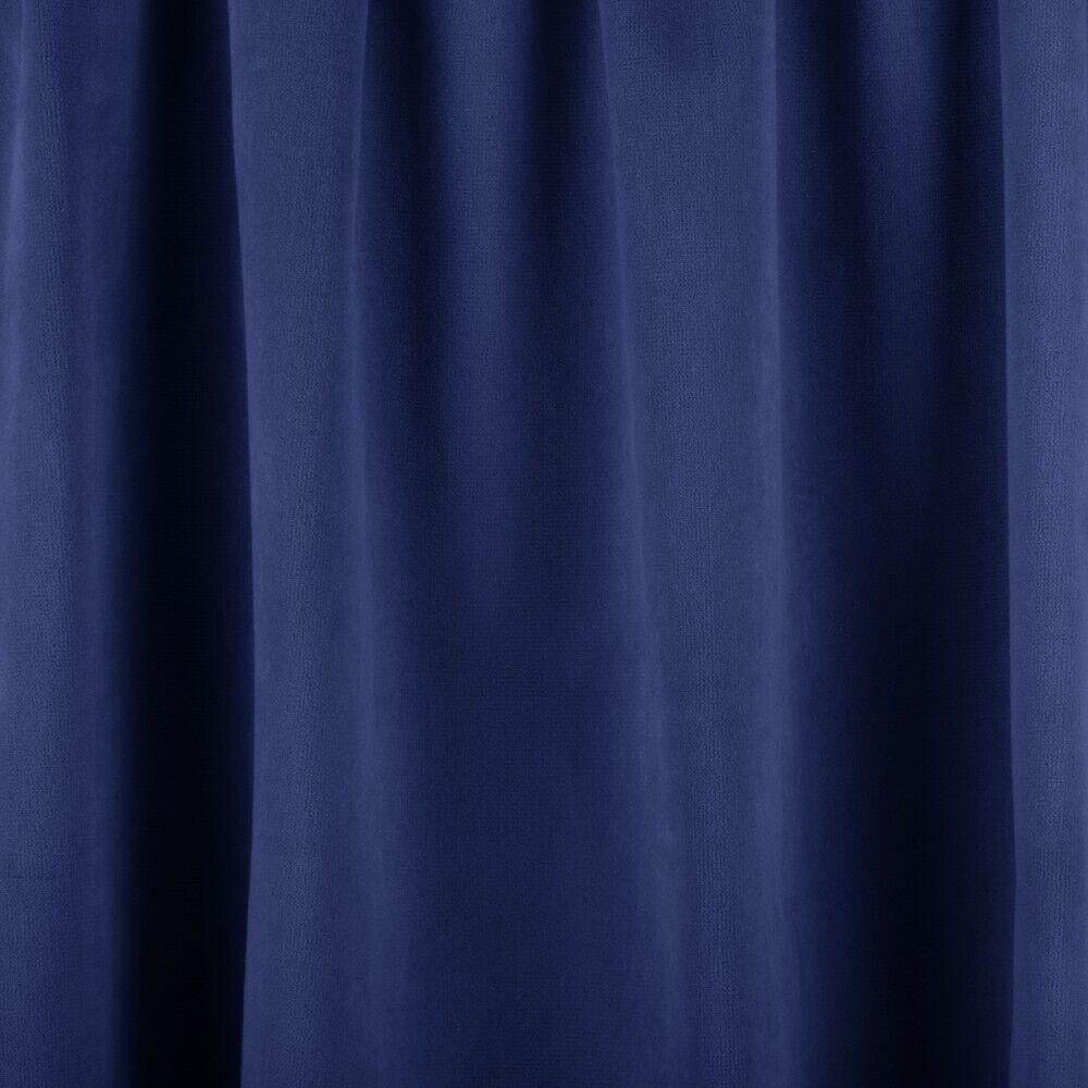 Marvel Velour Cotton Velvet Fabric - Bermuda Blue, 54" Width, FR, Wrinkle Resistant (By The Yard)