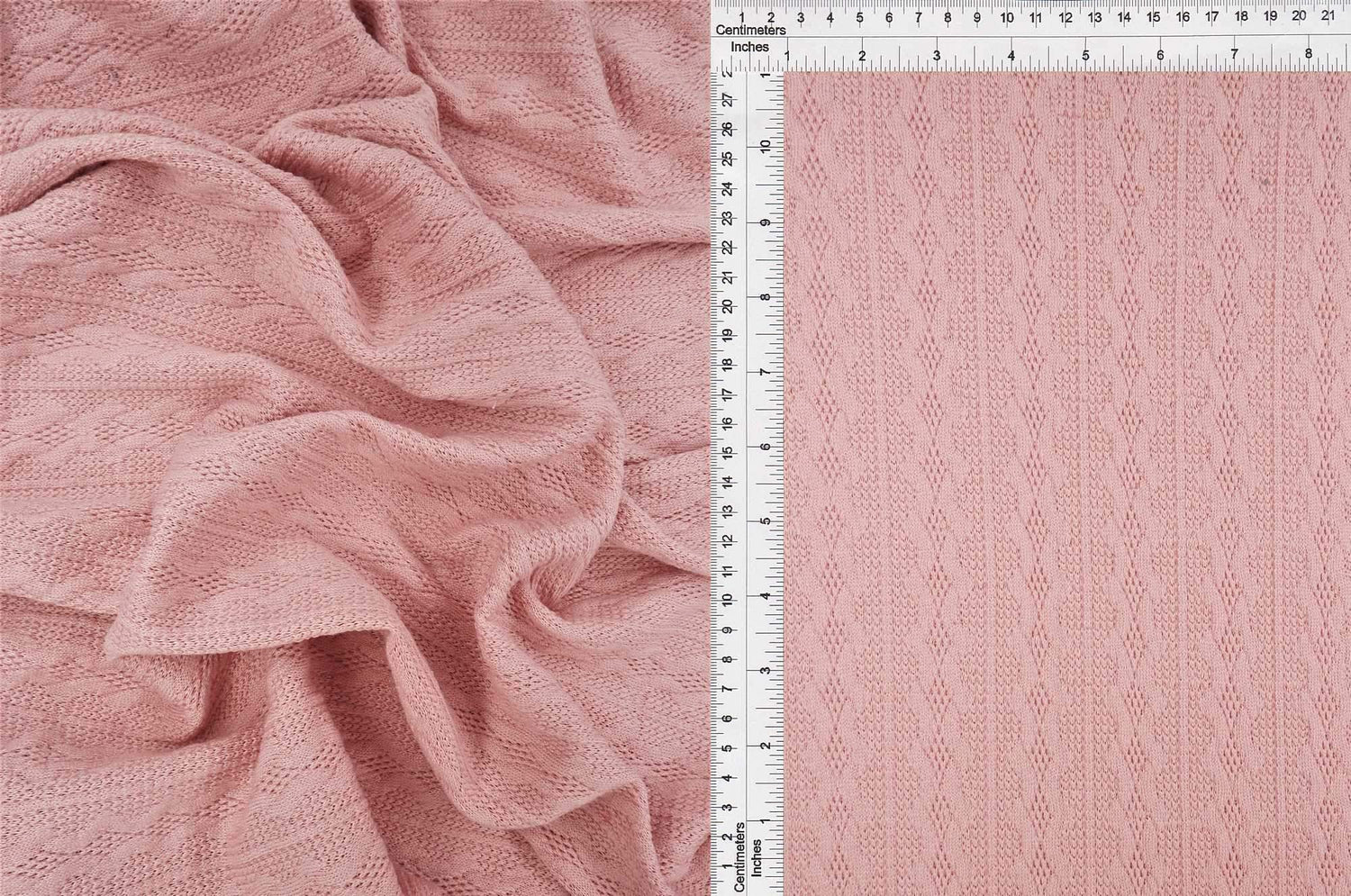 Knit Jacquard Cable Knit Sweater Fabric Stretch Polyester Spandex 58/60 Inches Wide