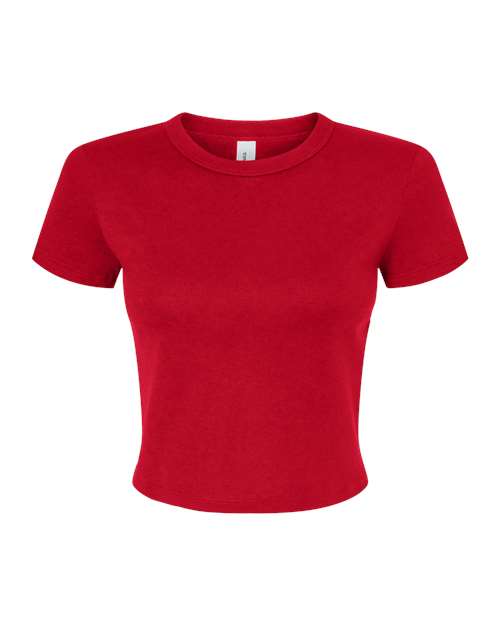 BELLA + CANVAS® Women's Micro Rib Short Sleeve Baby Tee