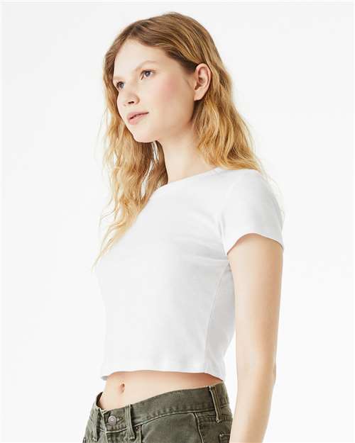 BELLA + CANVAS® Women's Micro Rib Short Sleeve Baby Tee