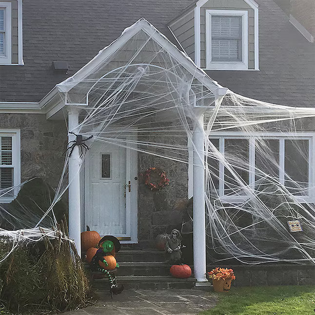Fun World 400 Sq Ft Super Stretch Spider Web