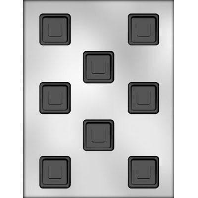 Uneven Squares Chocolate Mold