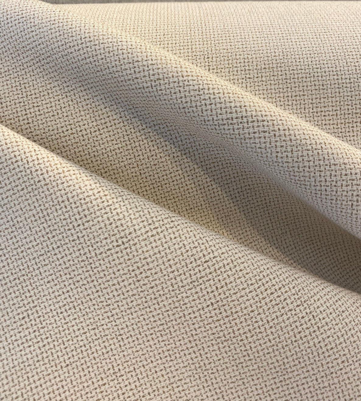Sunbrella Outdoor Bliss Linen Acrylic Fabric - Stone White Solid Variegated, 54" Width (1 Yard)