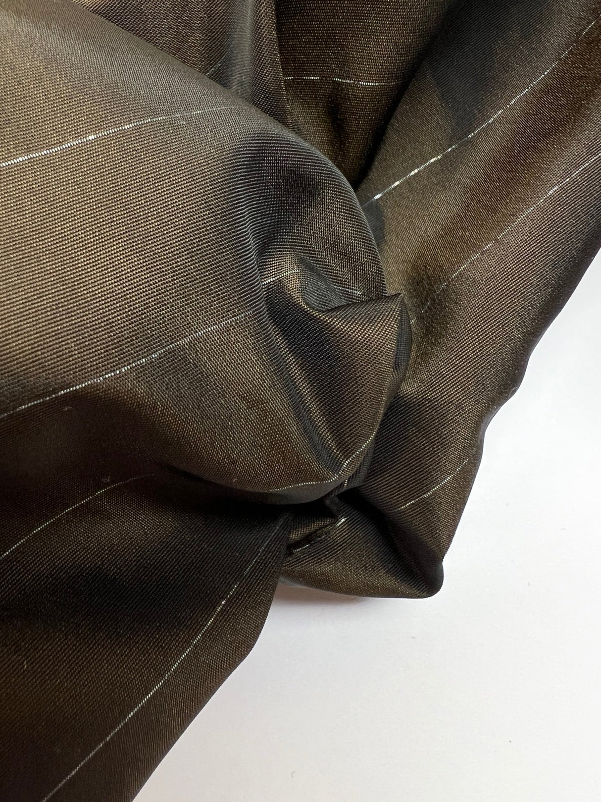 Golden Brown Changeant Lurex Fabric