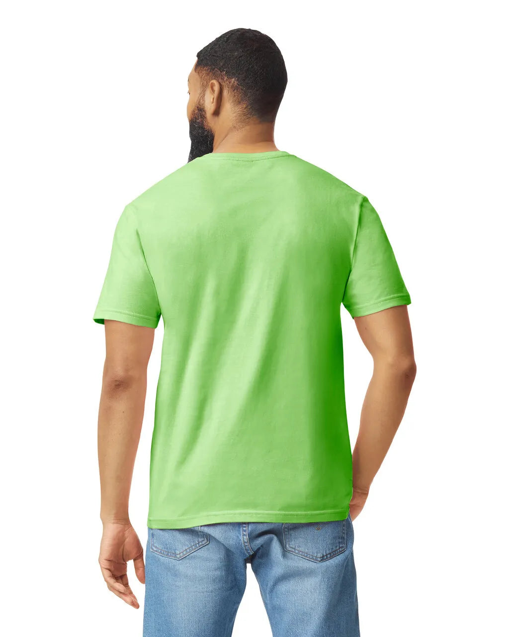 Gildan 64000 Softstyle Cotton Fabric - Lime, Modern Classic Fit, Short Sleeve (1 Unit)