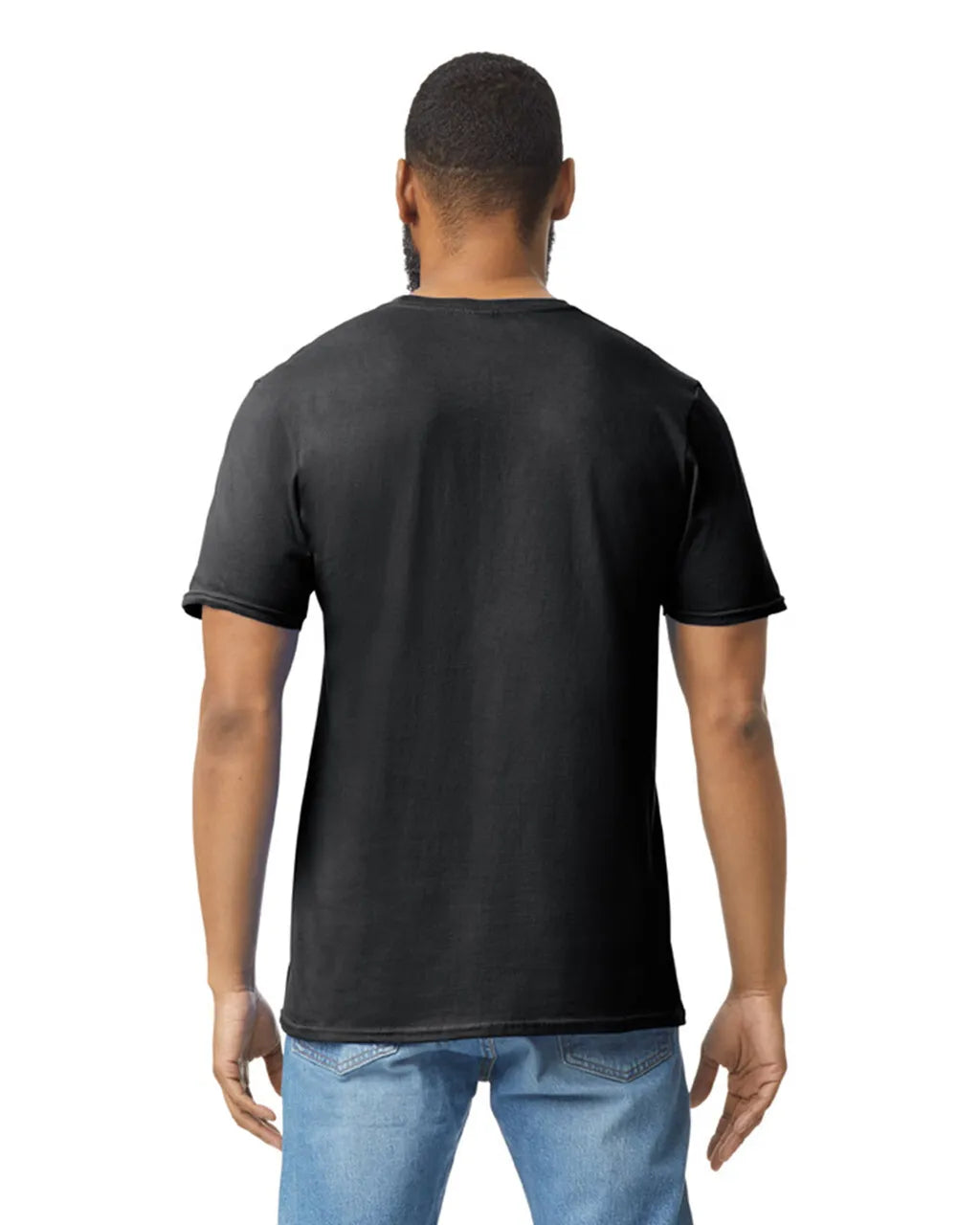 Gildan 64000 Softstyle Cotton Fabric - Black, Modern Classic Fit, Short Sleeve T-Shirt (1 Unit)