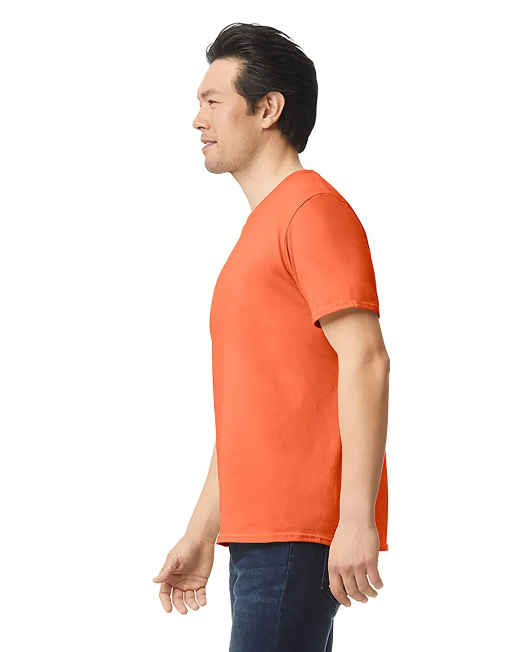 Gildan 64000 Softstyle Cotton Fabric - Orange, Modern Classic Fit, Short Sleeve (1 Piece)