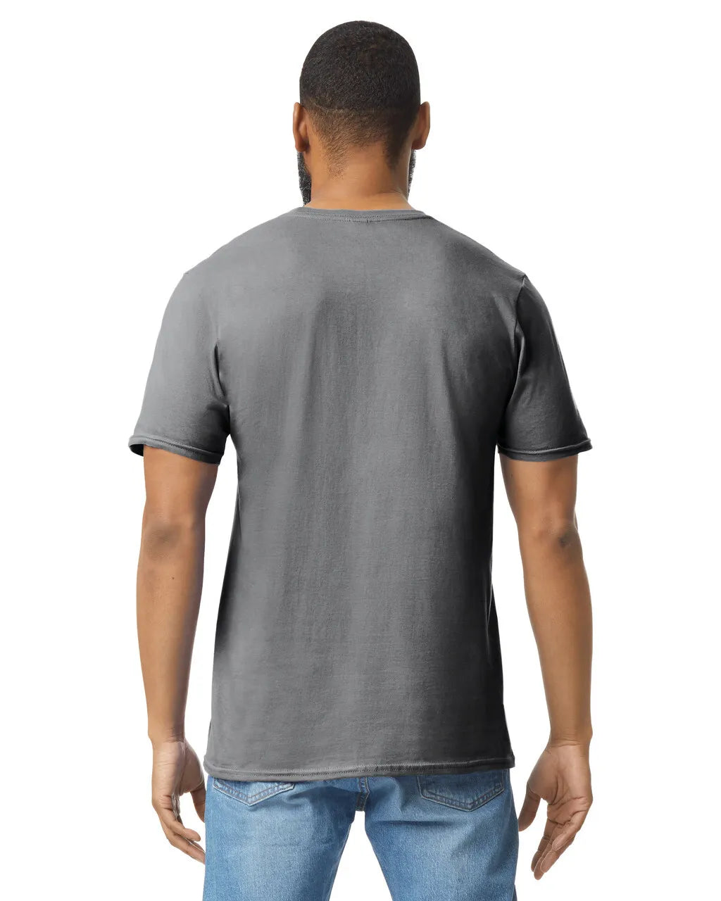 Gildan 64000 Softstyle Cotton Fabric - Dark Heather, Modern Classic Fit, Short Sleeve (1 Unit)