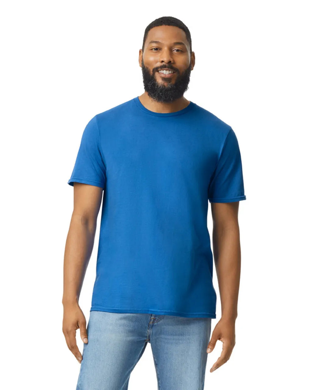 Gildan 64000 Softstyle Cotton Fabric - Royal, Modern Classic Fit, Short Sleeve (1 Unit)