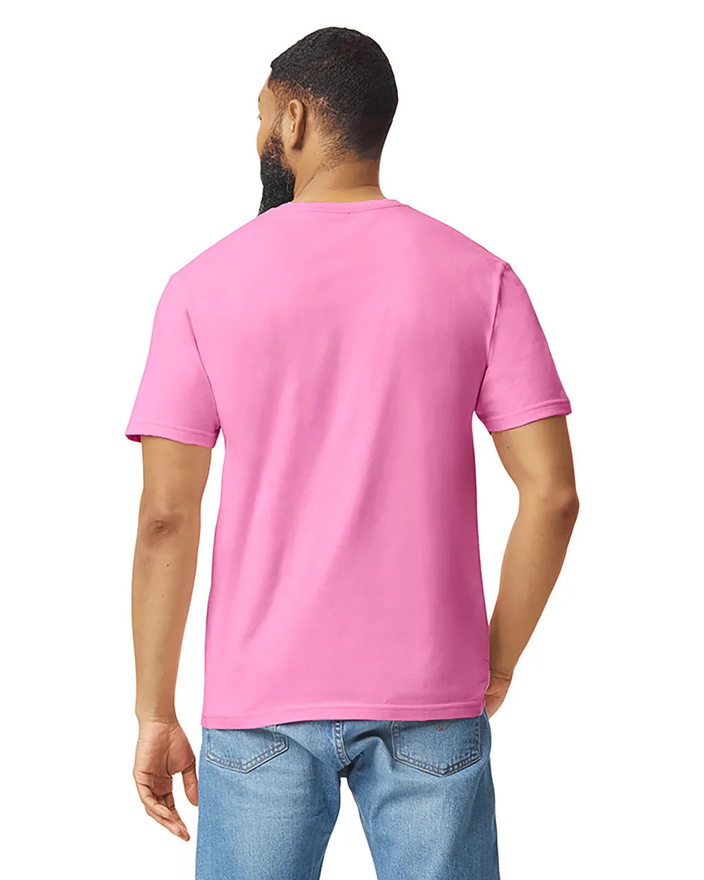 Gildan 64000 Softstyle Cotton Fabric - Azalea, Modern Classic Fit, Short Sleeve (1 Piece)