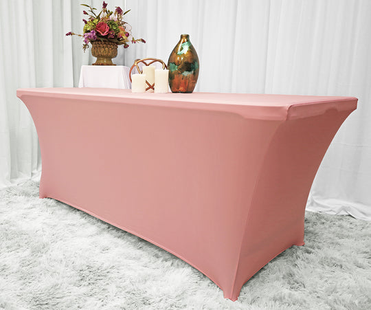 Stretch Fit Spandex Rectangular Table Cover Wrinkle-Free