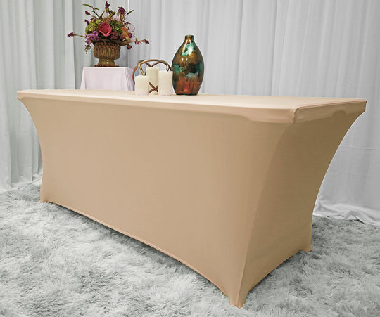 Stretch Fit Spandex Rectangular Table Cover Wrinkle-Free