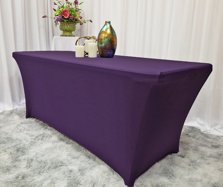 Rectangular Spandex Table Cover Stretch Wrinkle-Free