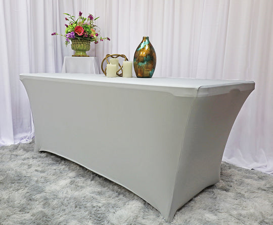 Stretch Fit Spandex Rectangular Table Cover Wrinkle-Free