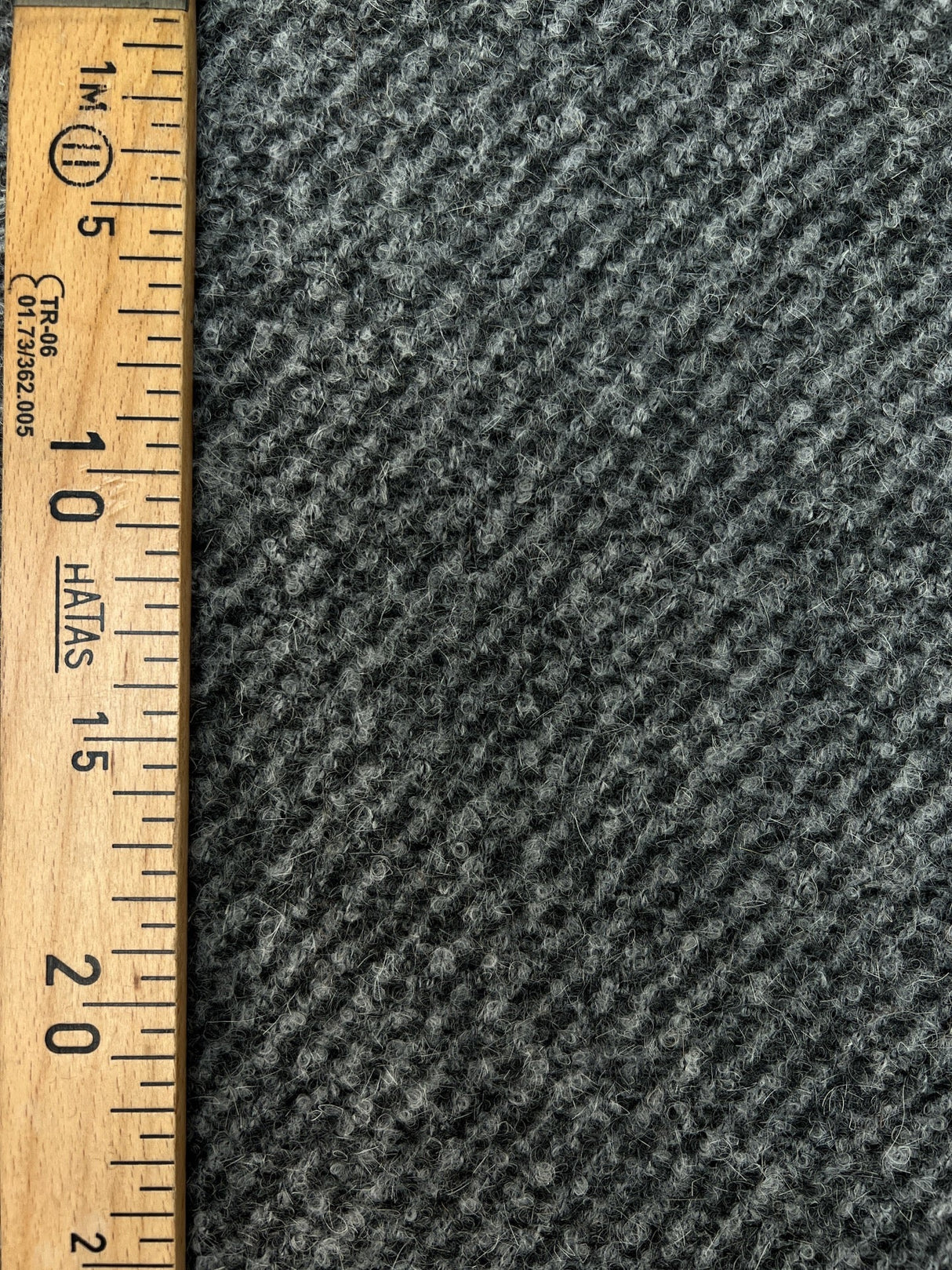 Wool Acrylic Bouclé Gray