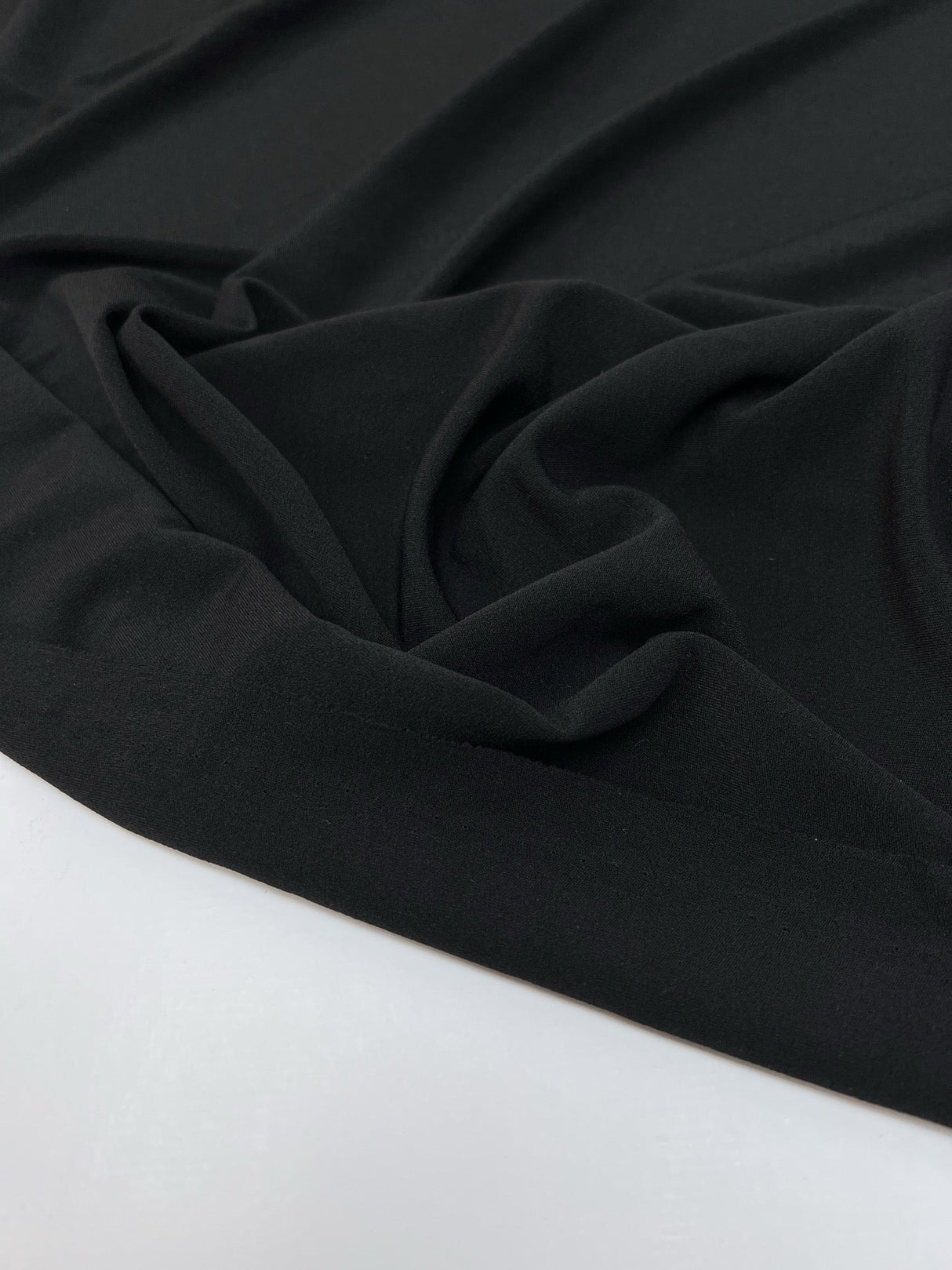 Black Knitted Fabric Dress