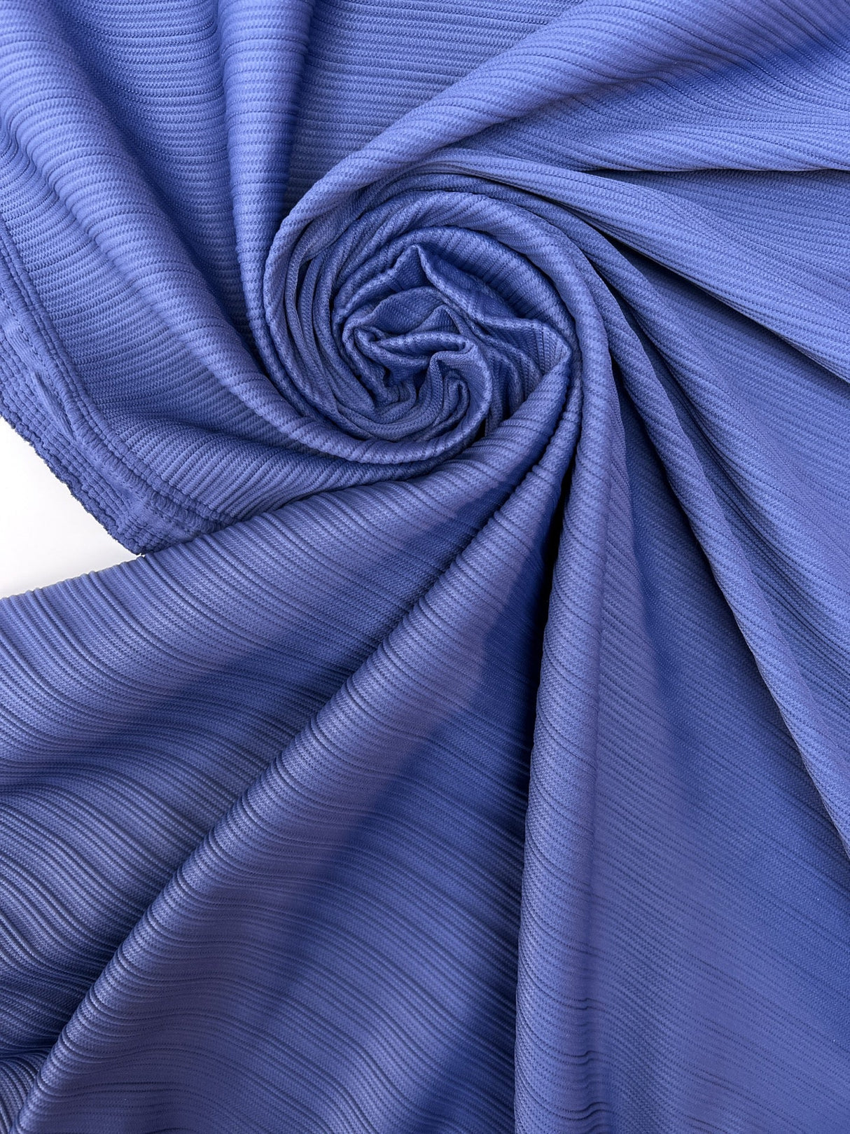 Polyamide Elastane Rib Knit Purple Blue