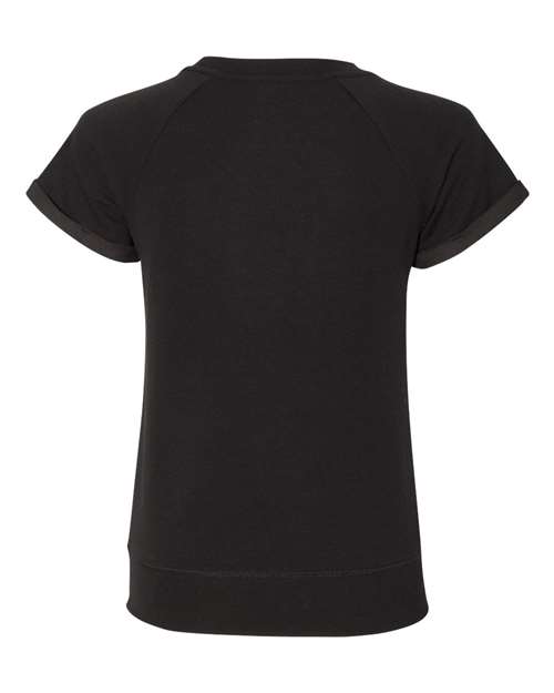 Women's Sweetheart French Terry Short Sleeve Pullover