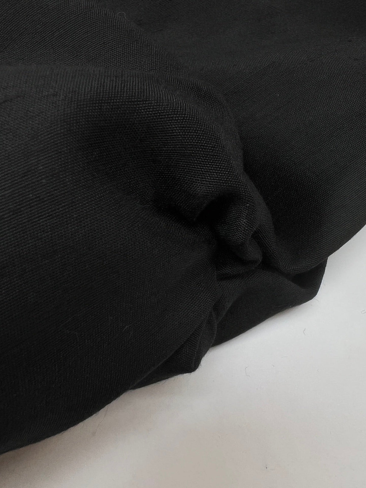 Black Viscose Sateen