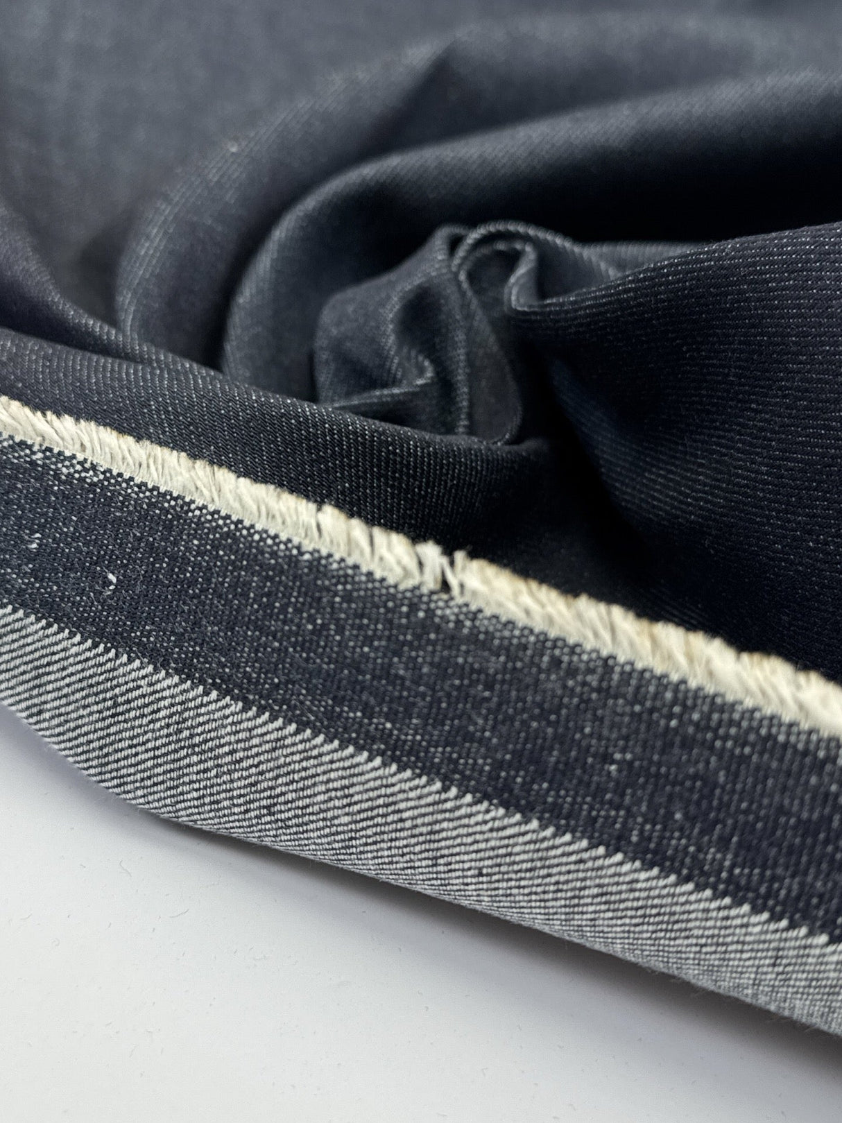 Cotton Denim Twill Blue Stretch