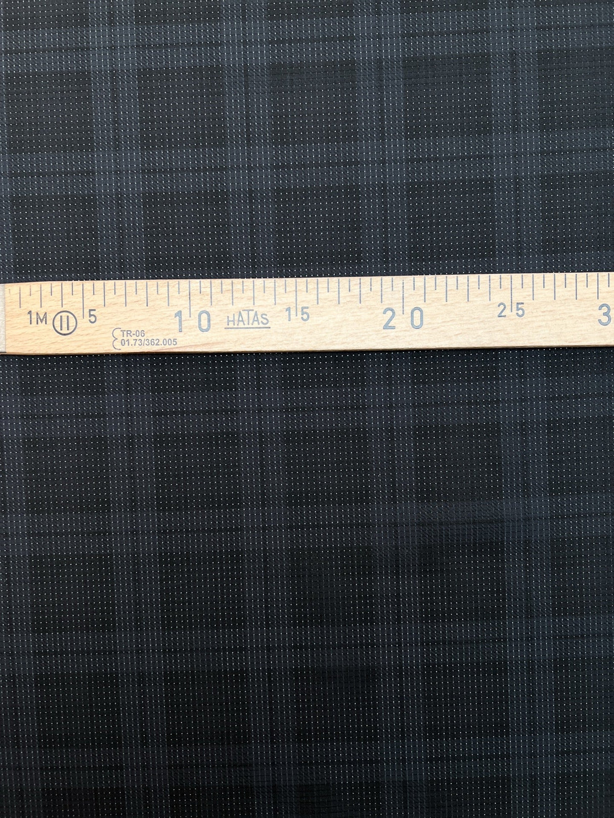 Polyamid Checked Fabric Blue Black