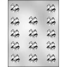 Double Bell With Bow Chocolate Mold