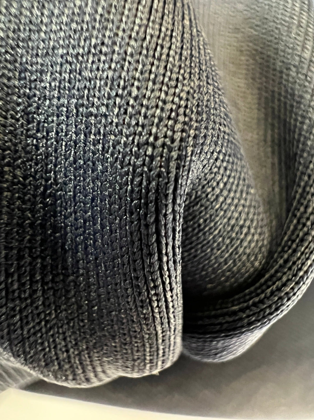 Blue Polyester Elastane Knitted Sportswear Fabric