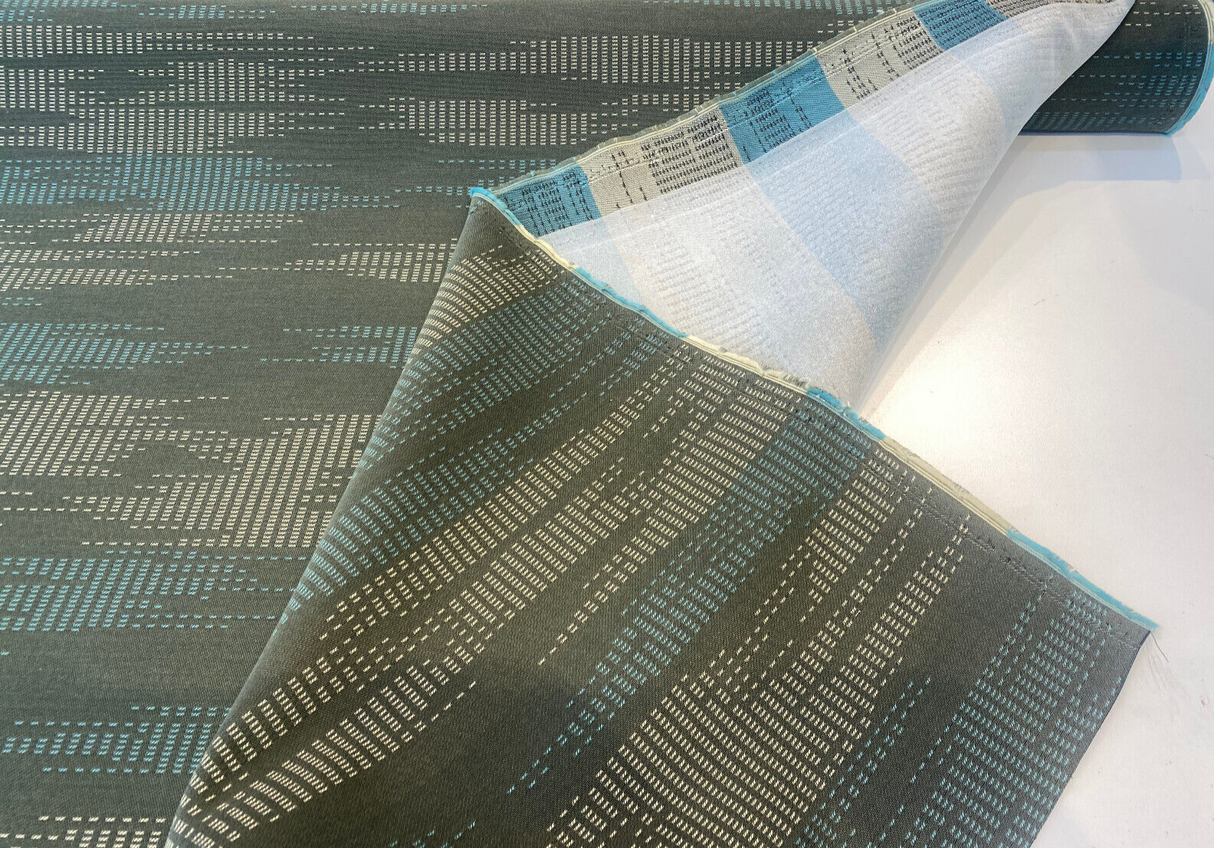 Sunbrella Acrylic Fabric - West Valley Green Touchdown, Green With Hints Of Green And Blue, 54" Width (1 Yard)