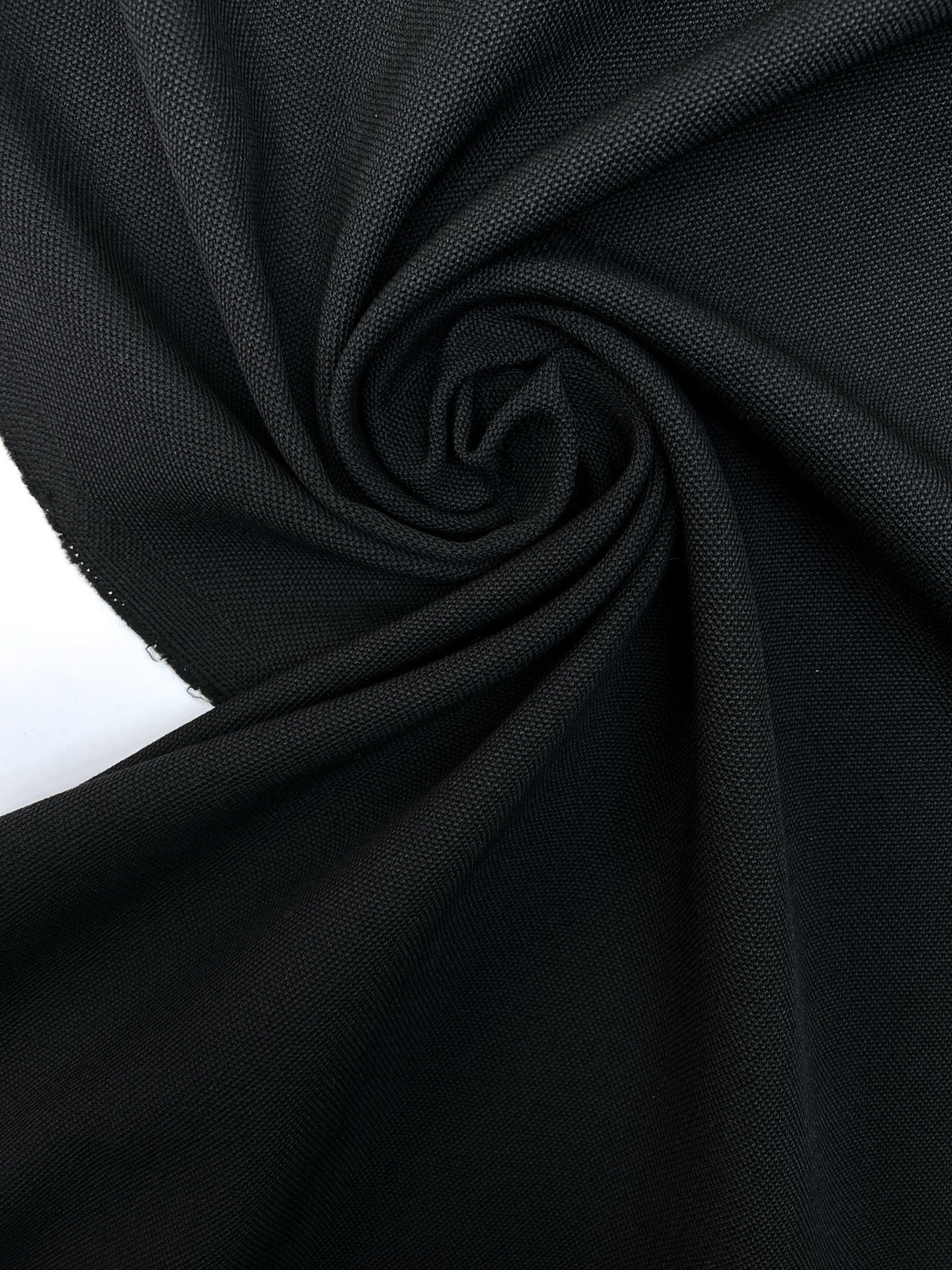 Black Wool Fabric