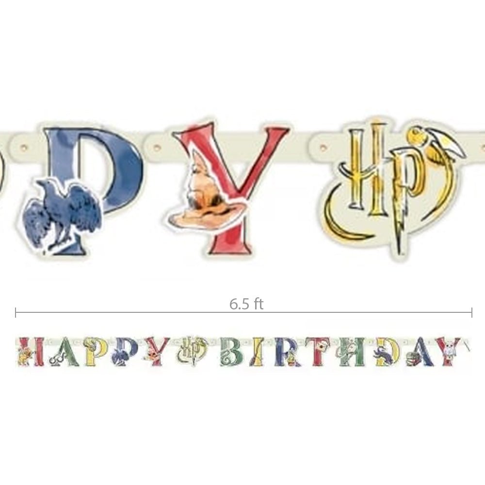Harry Potter Happy Birthday Banner