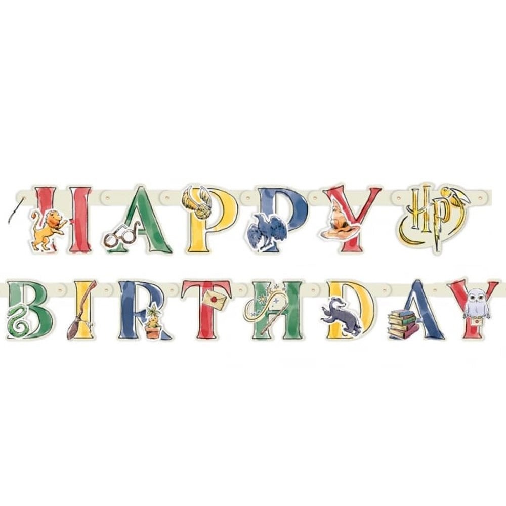 Harry Potter Happy Birthday Banner